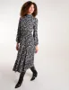 High Neck Shirred Tiered Midi Dress sold by Blue Vanilla