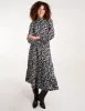 High Neck Shirred Tiered Midi Dress sold by Blue Vanilla