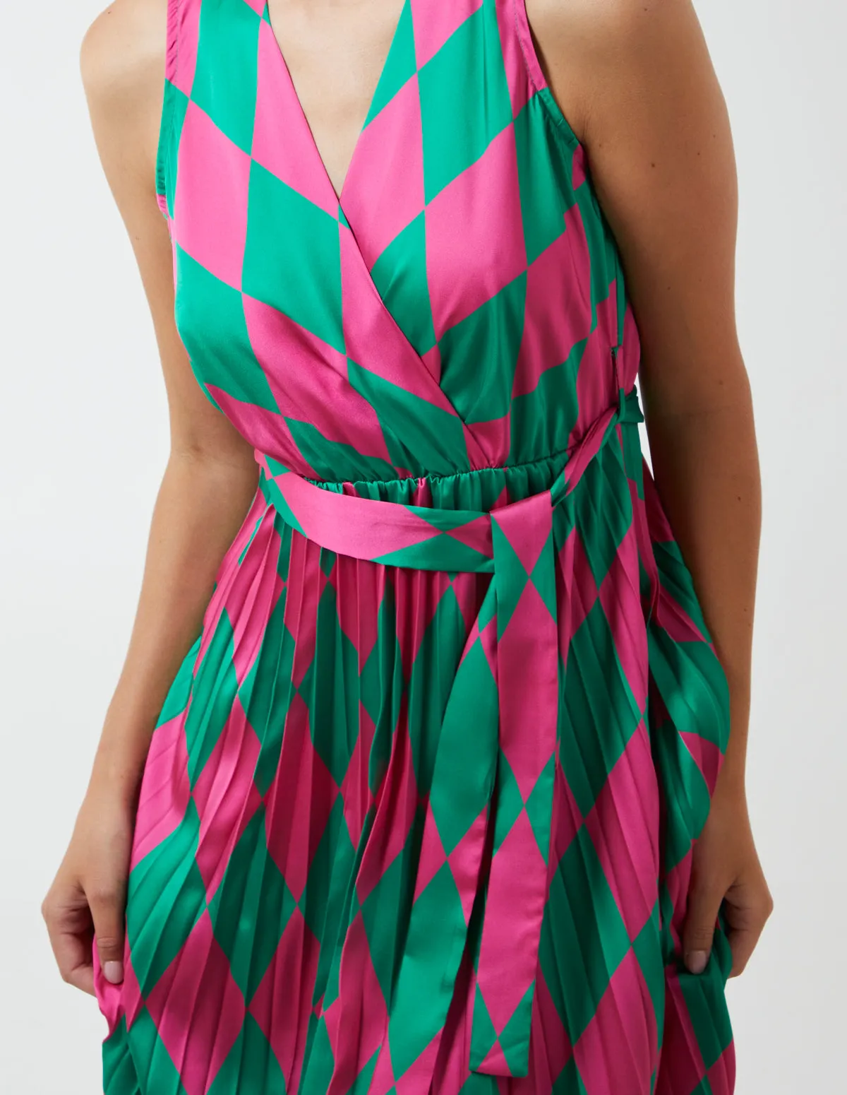 Diamond Print Sleeveless Dress sold by Blue Vanilla product image thumbnail 3