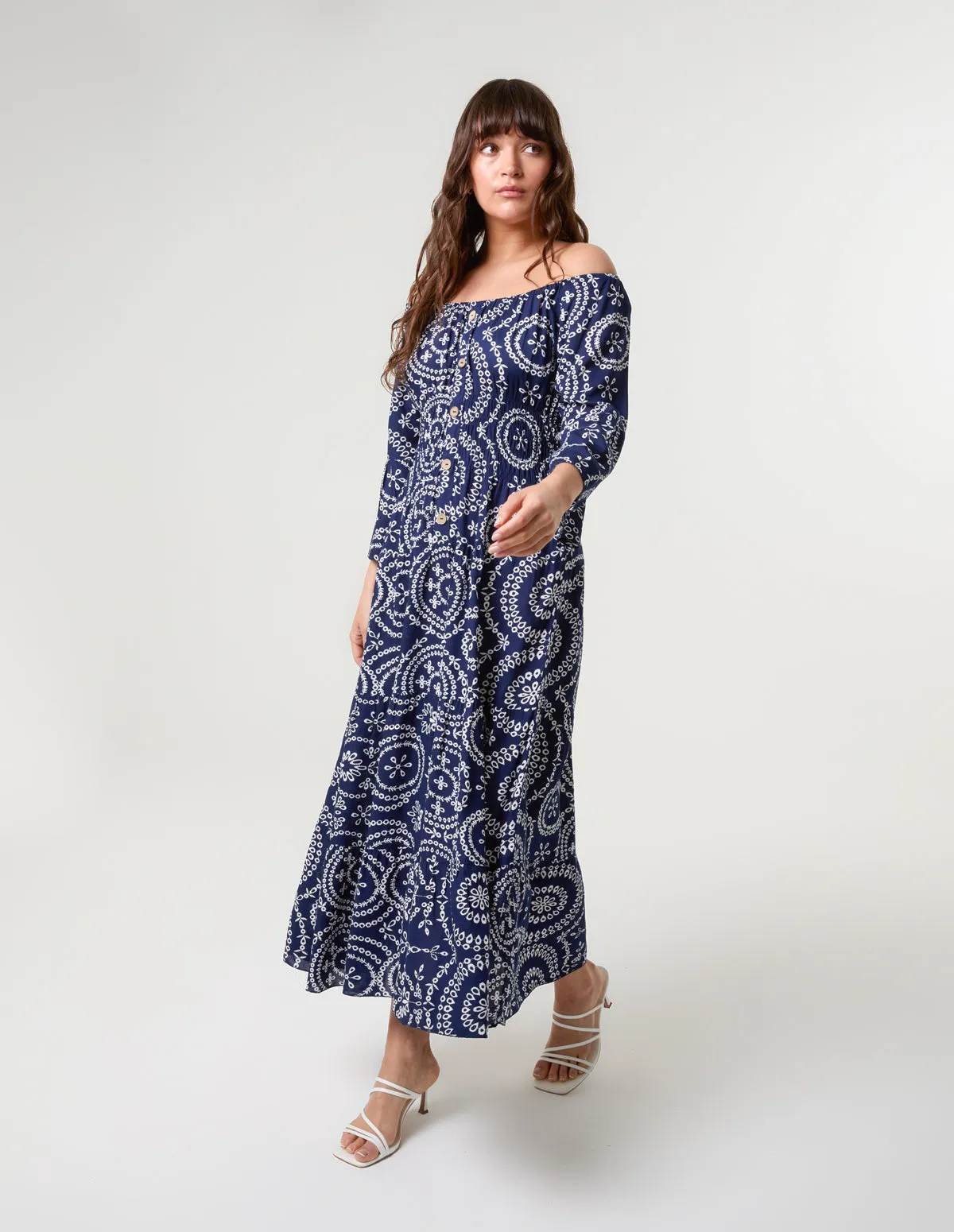 Bardot Coconut Button Maxi Dress sold by Blue Vanilla product image thumbnail 2