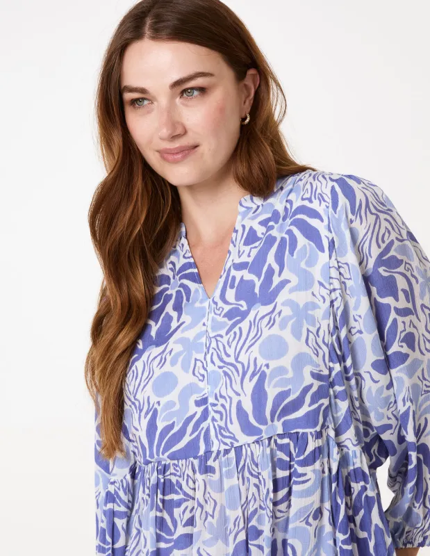 Crinkle Tunic Top sold by Blue Vanilla