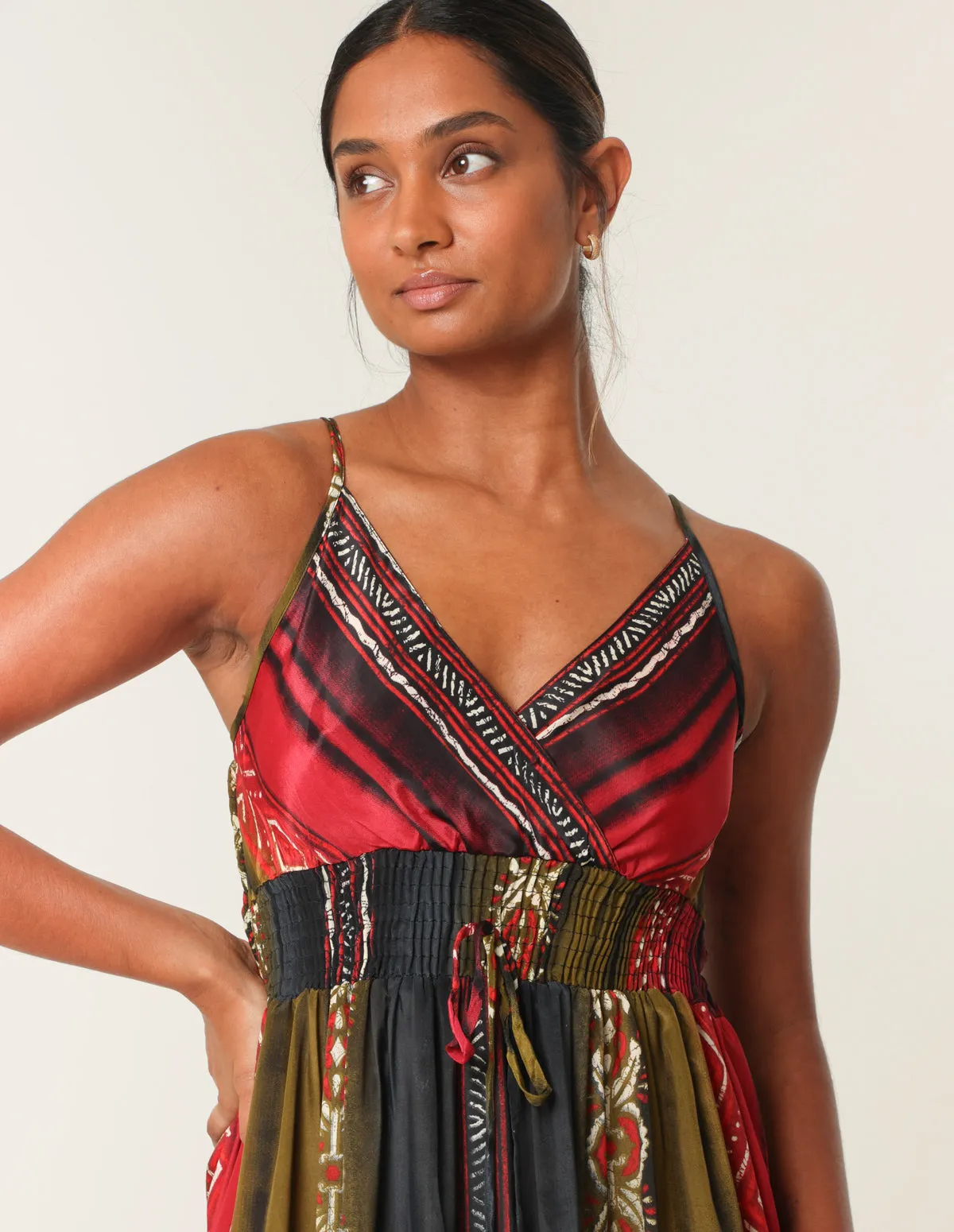 Strappy V Neck Maxi Dress sold by Blue Vanilla product image thumbnail 2