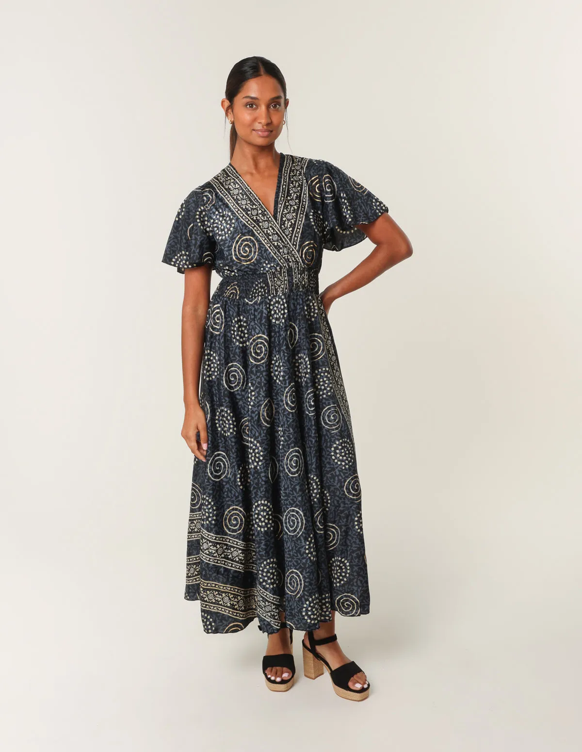 Double V Neck Dress sold by Blue Vanilla