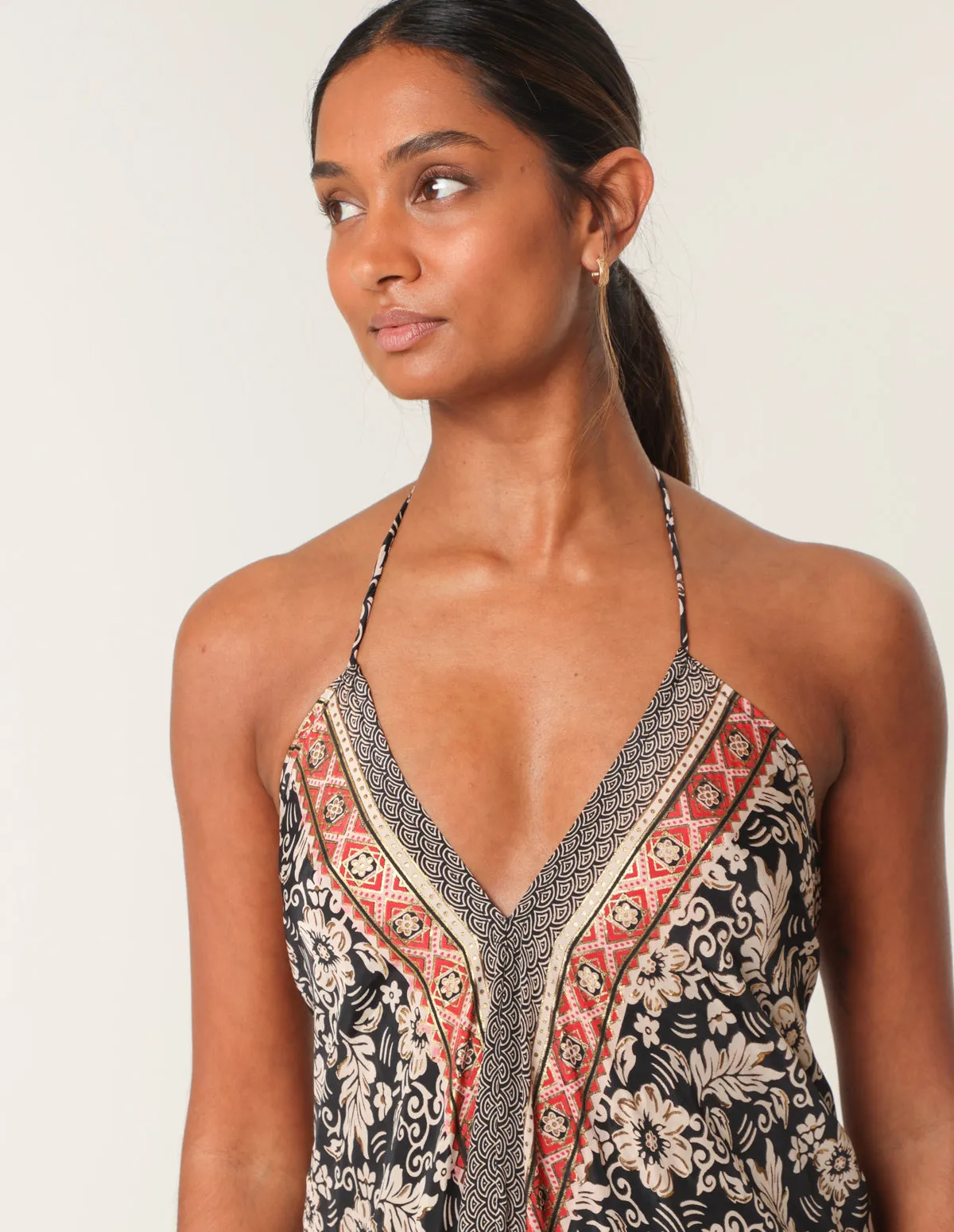 Halter Neck Tiered Dress sold by Blue Vanilla product image thumbnail 3