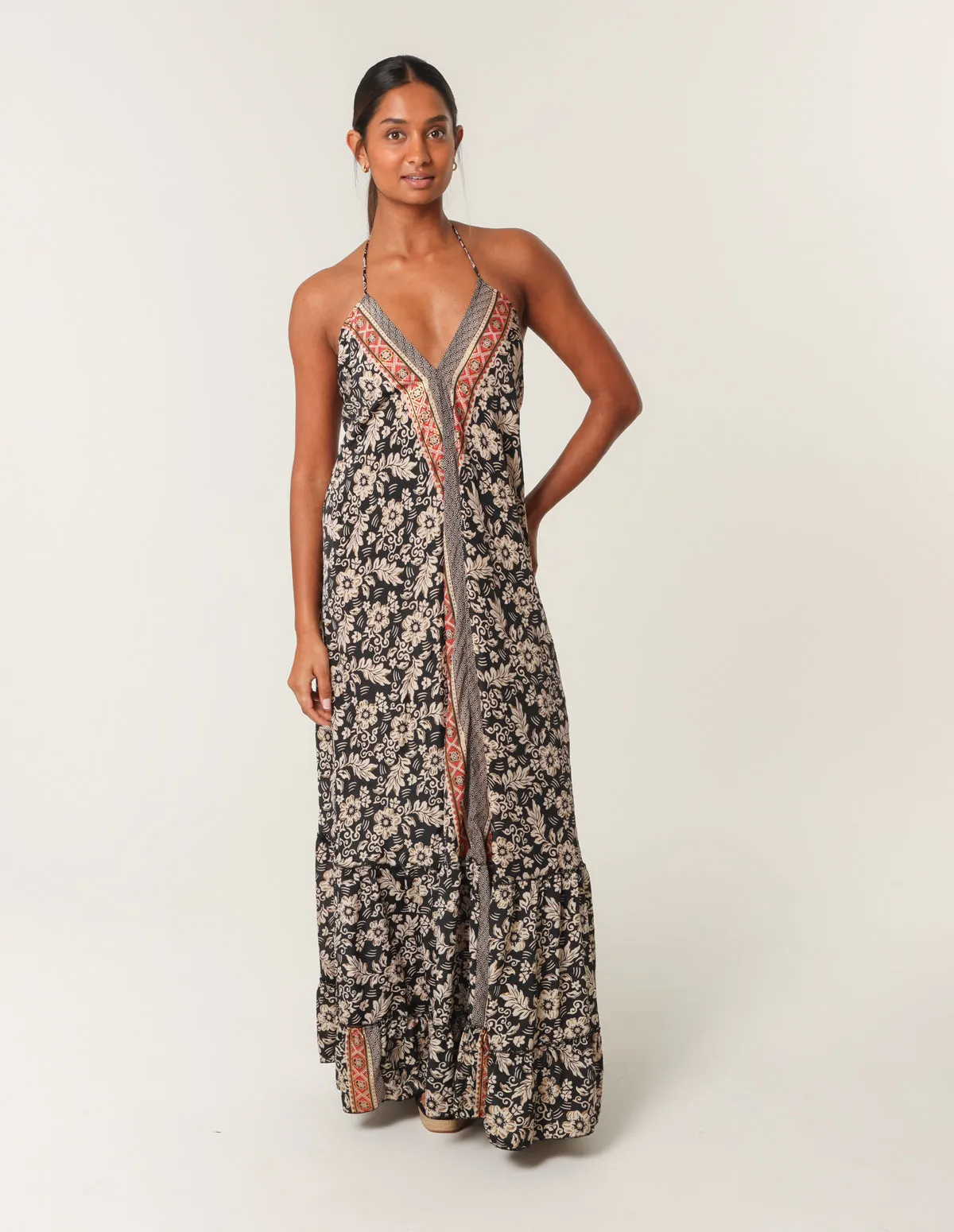 Halter Neck Tiered Dress sold by Blue Vanilla product image thumbnail 2
