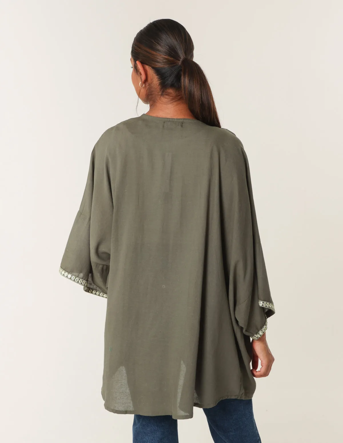 Embellished Kimono sold by Blue Vanilla product image thumbnail 5