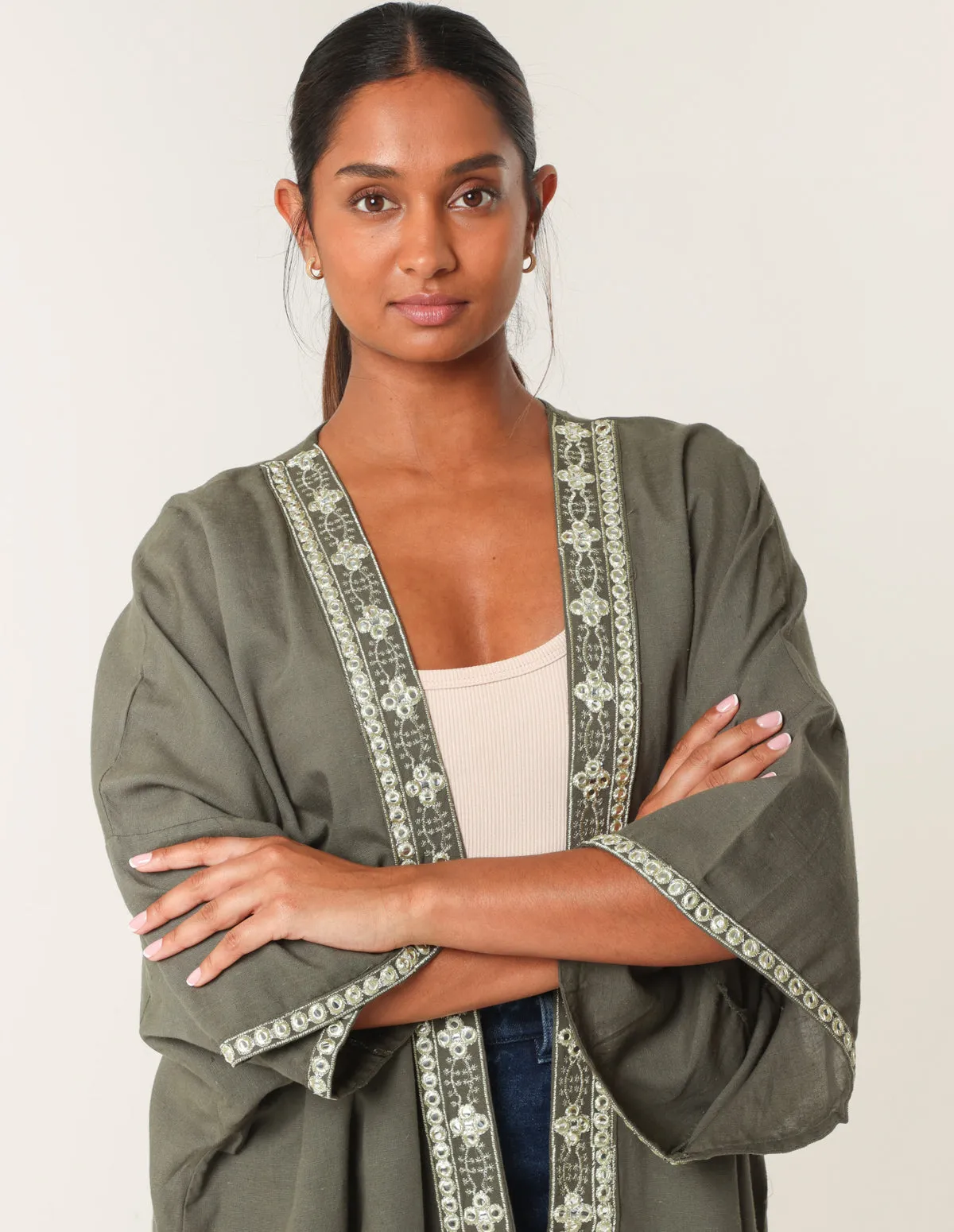 Embellished Kimono sold by Blue Vanilla product image thumbnail 2