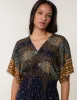 Peacock Print Dress sold by Blue Vanilla