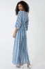 Ruched Waist Kimono Maxi Dress sold by Blue Vanilla