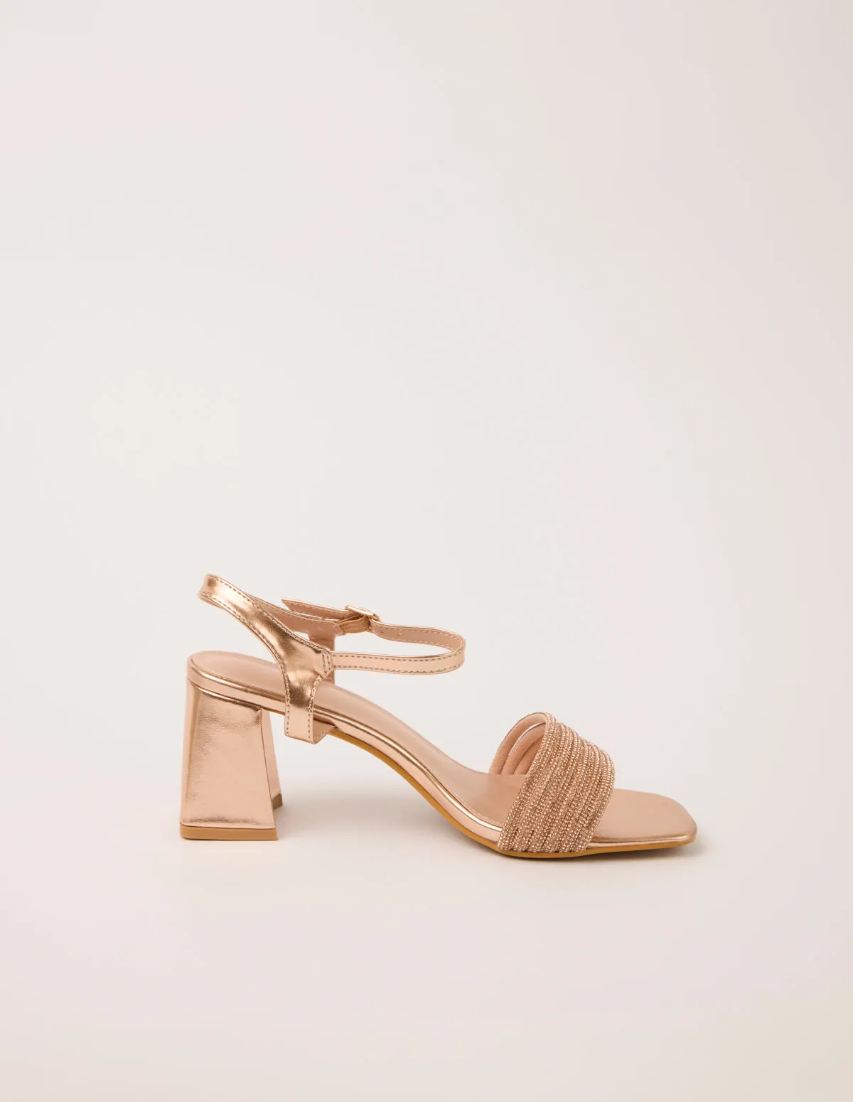Diamante Front Small Healed Sandals sold by Blue Vanilla product image thumbnail 2