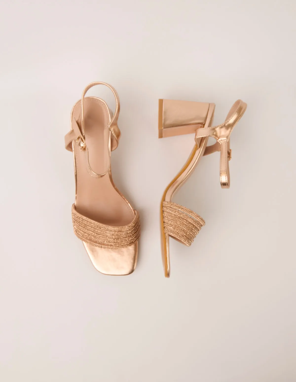 Diamante Front Small Healed Sandals sold by Blue Vanilla product image thumbnail 4