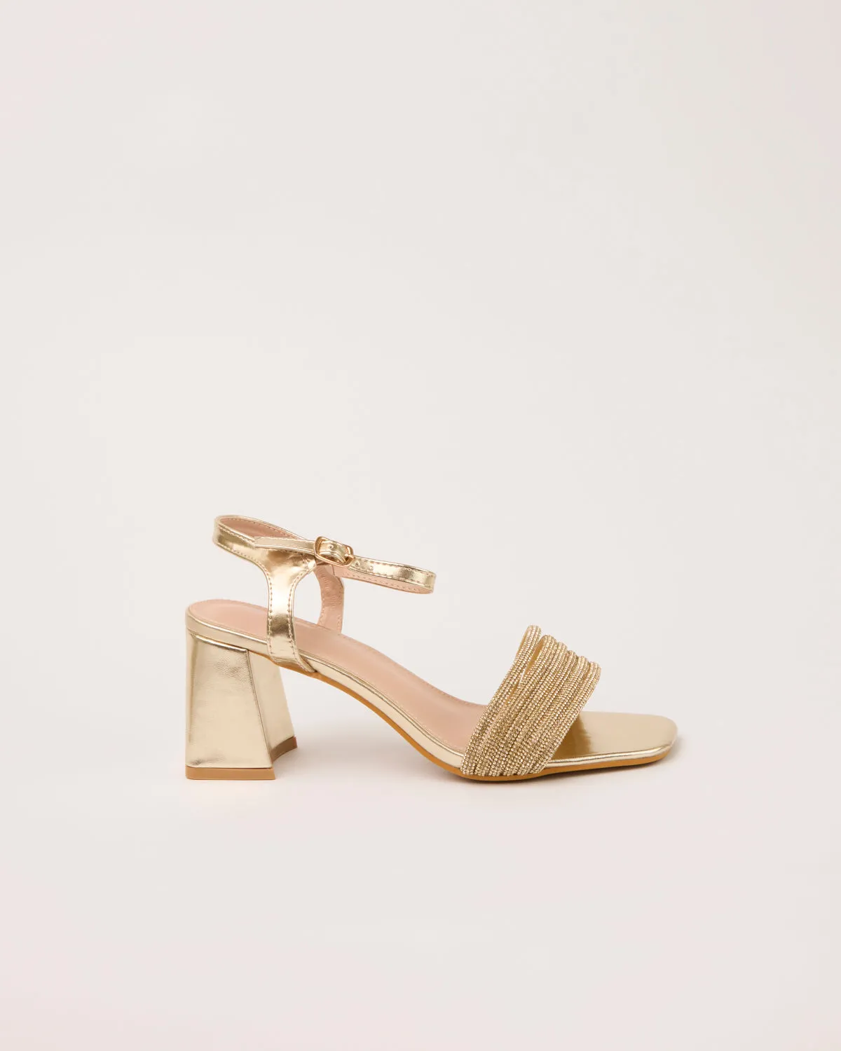 Diamante Front Small Healed Sandals sold by Blue Vanilla product image thumbnail 2