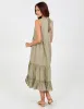 KRISTINA - Tiered Crinkle Smock Dress sold by Blue Vanilla