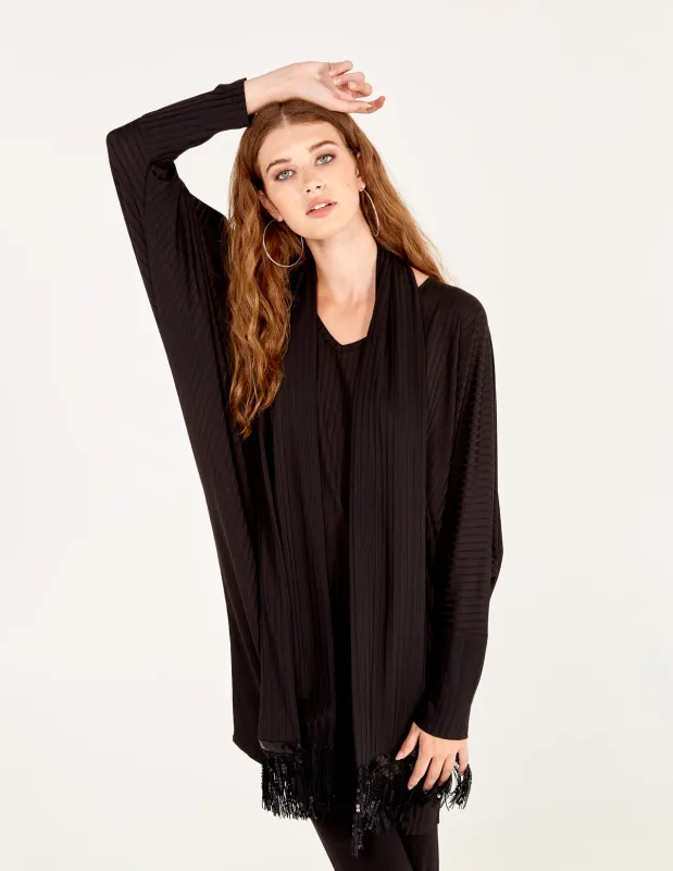 ELIANA - Fringing Tunic And Scarf Set sold by Blue Vanilla