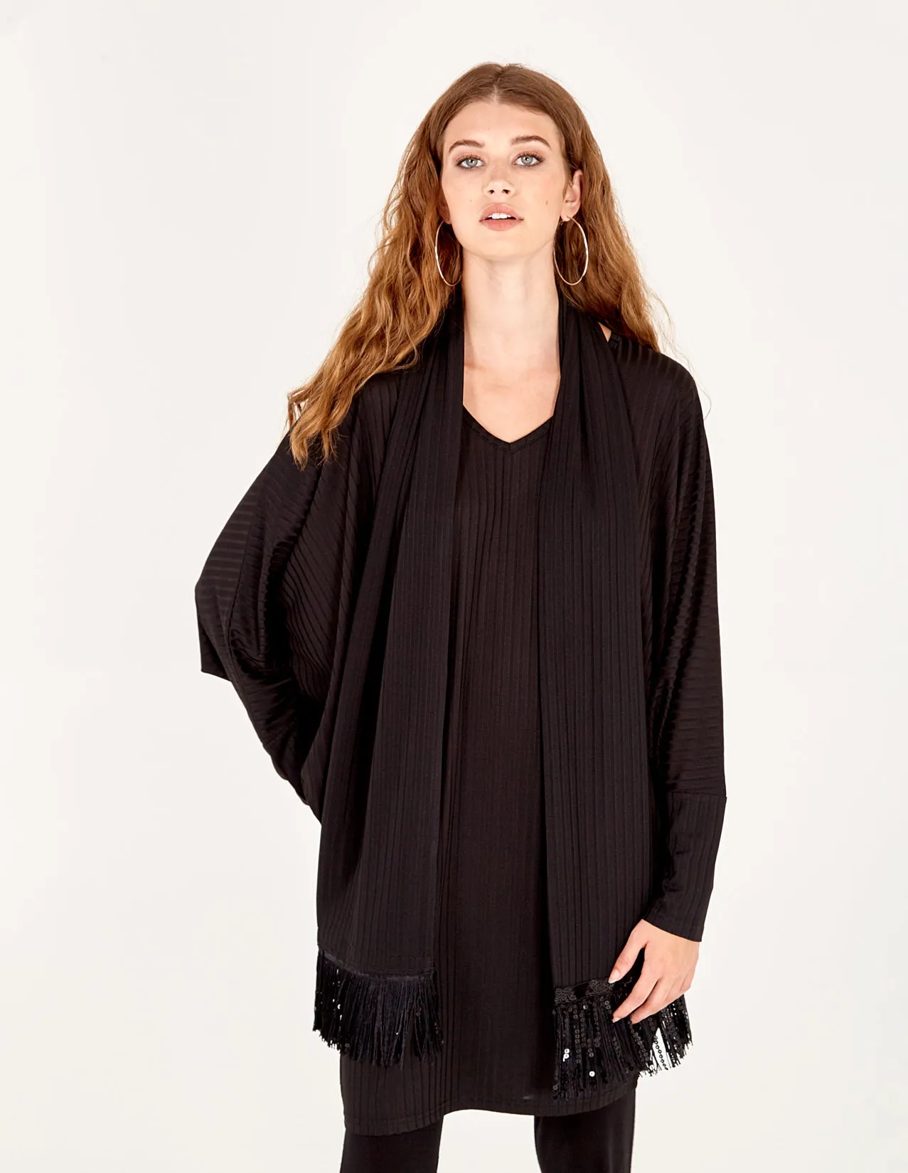 ELIANA - Fringing Tunic And Scarf Set sold by Blue Vanilla product image thumbnail 5