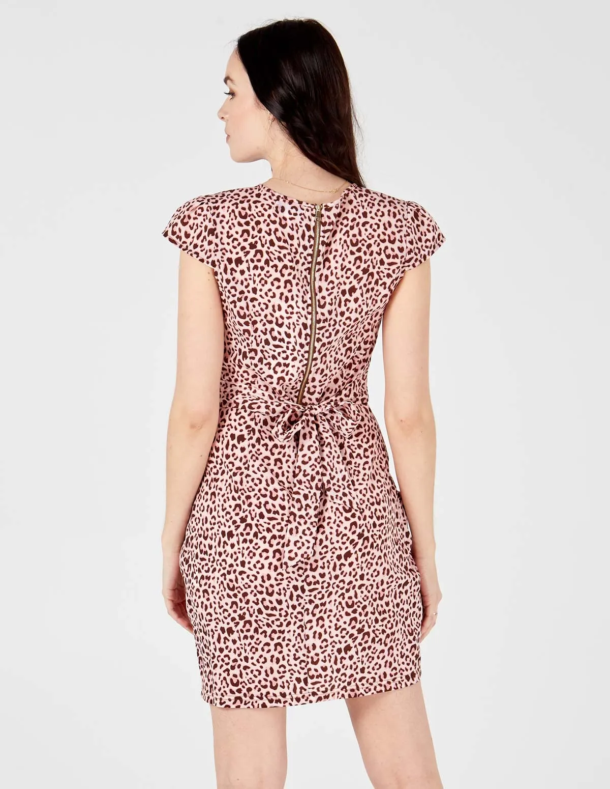 RILEY - Wrap Front Tulip Pink Dress sold by Blue Vanilla product image thumbnail 2