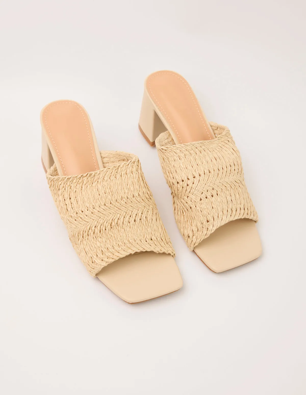 Woven Heeled Sandals sold by Blue Vanilla