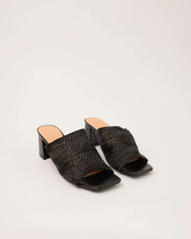 Woven Heeled Sandals sold by Blue Vanilla