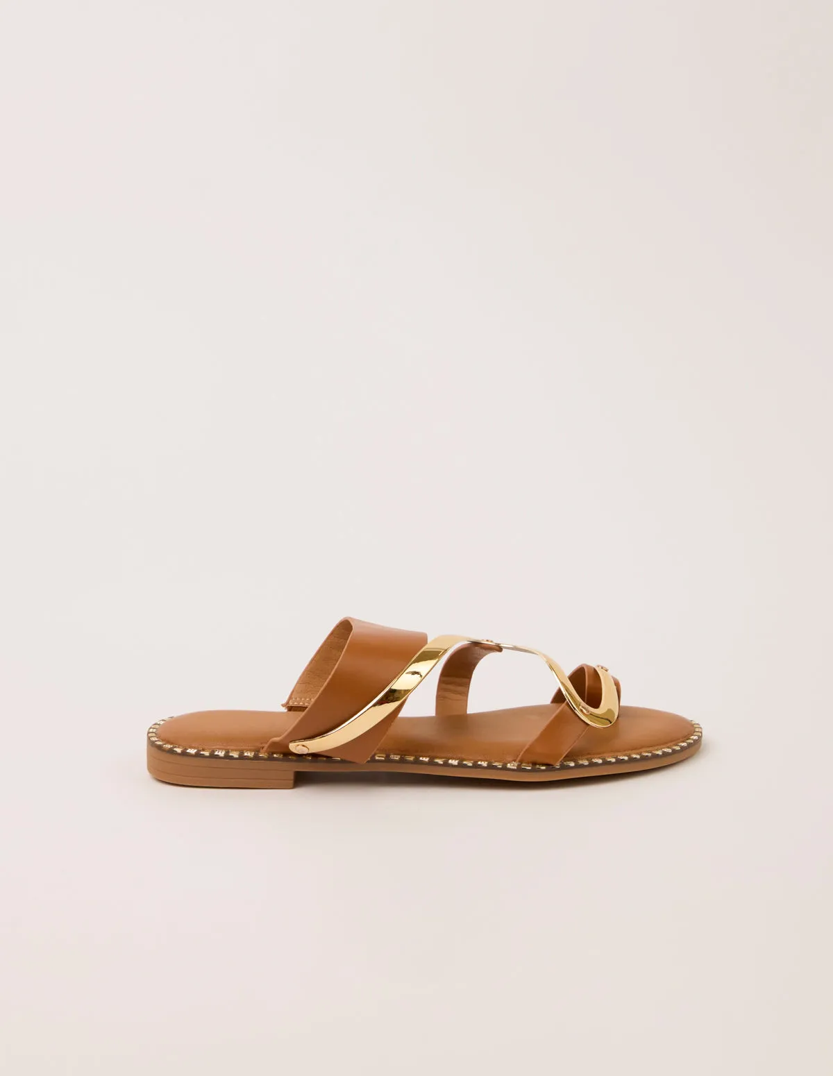 Gold Snake Detail Sandals sold by Blue Vanilla product image thumbnail 4