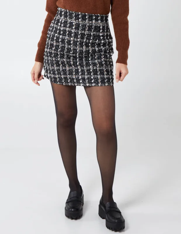 LEIGHTON - Tweed Mini Skirt sold by Blue Vanilla