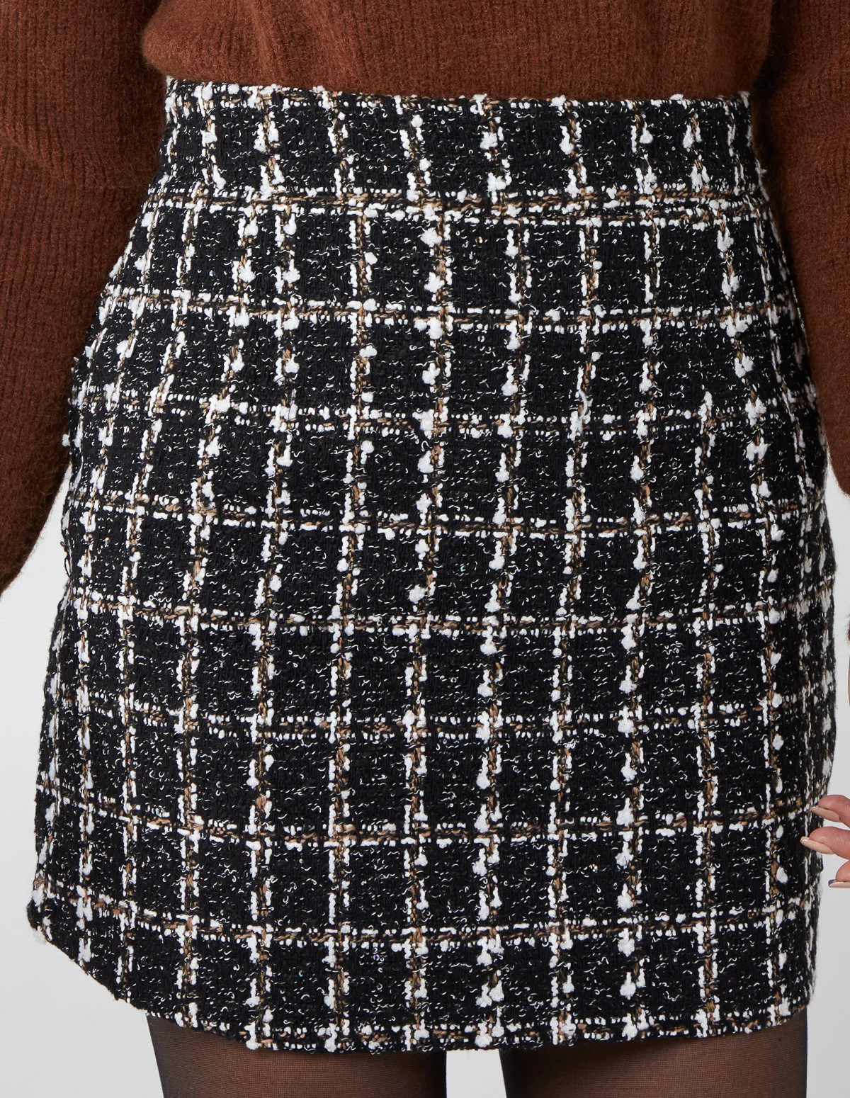 LEIGHTON - Tweed Mini Skirt sold by Blue Vanilla product image thumbnail 4