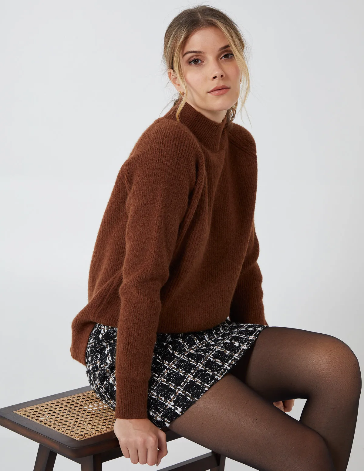 LEIGHTON - Tweed Mini Skirt sold by Blue Vanilla product image thumbnail 3