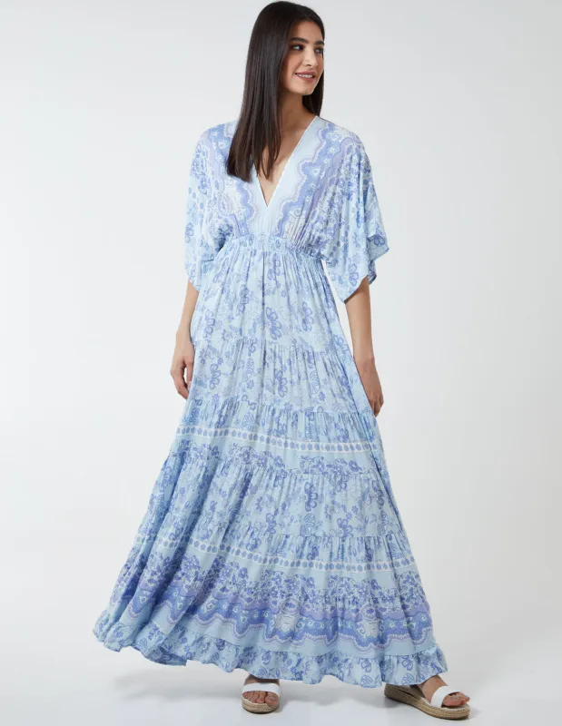 Batwing Tie Back Midi Dress sold by Blue Vanilla