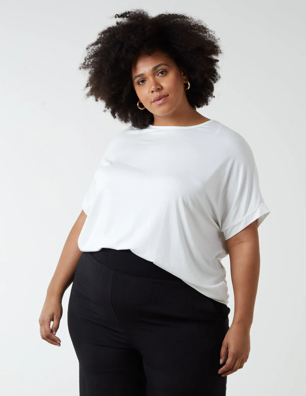 Curve Medallion Lace Back Top sold by Blue Vanilla product image thumbnail 2