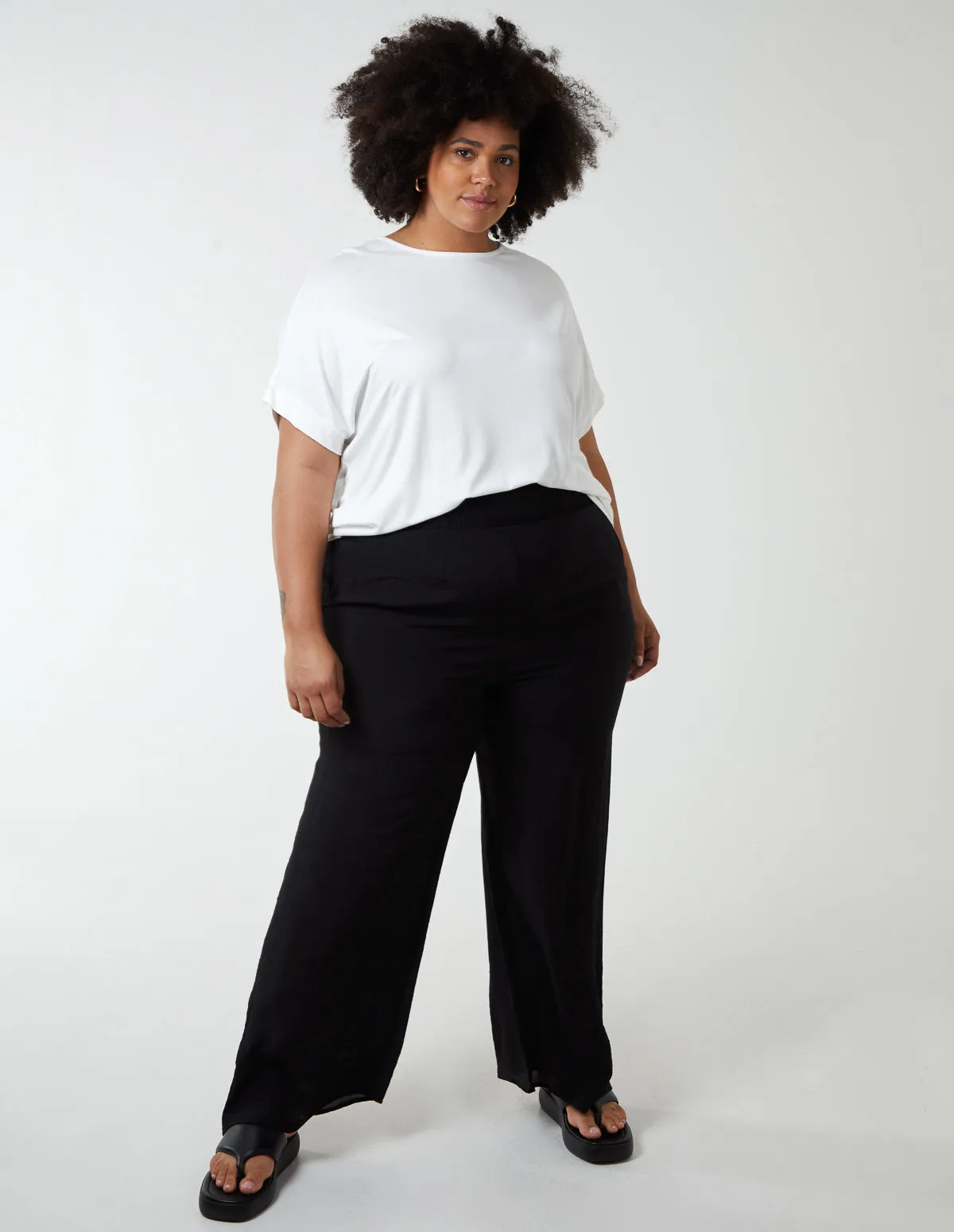 Curve Medallion Lace Back Top sold by Blue Vanilla product image thumbnail 3