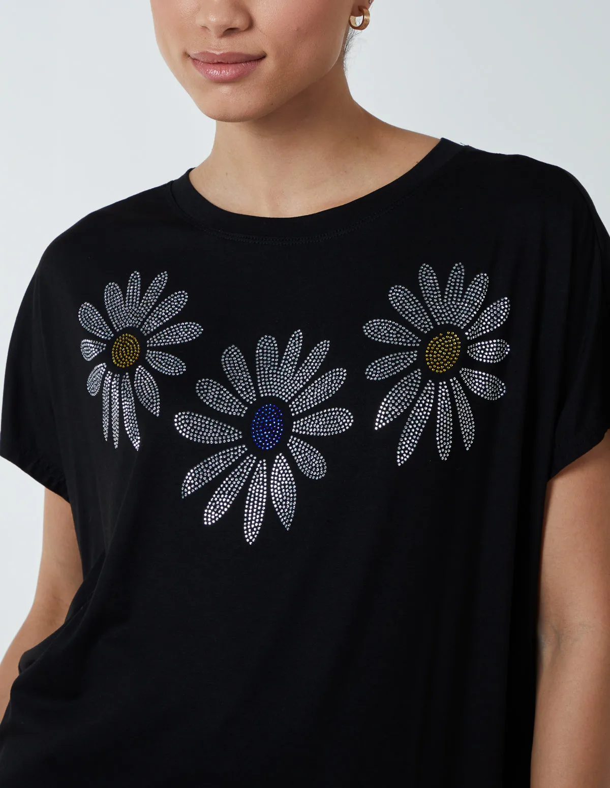 Multi Hotfix Daisy Tee sold by Blue Vanilla product image thumbnail 2