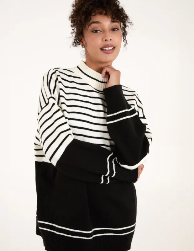 Mixed Stripe Round Neck Jumper sold by Blue Vanilla