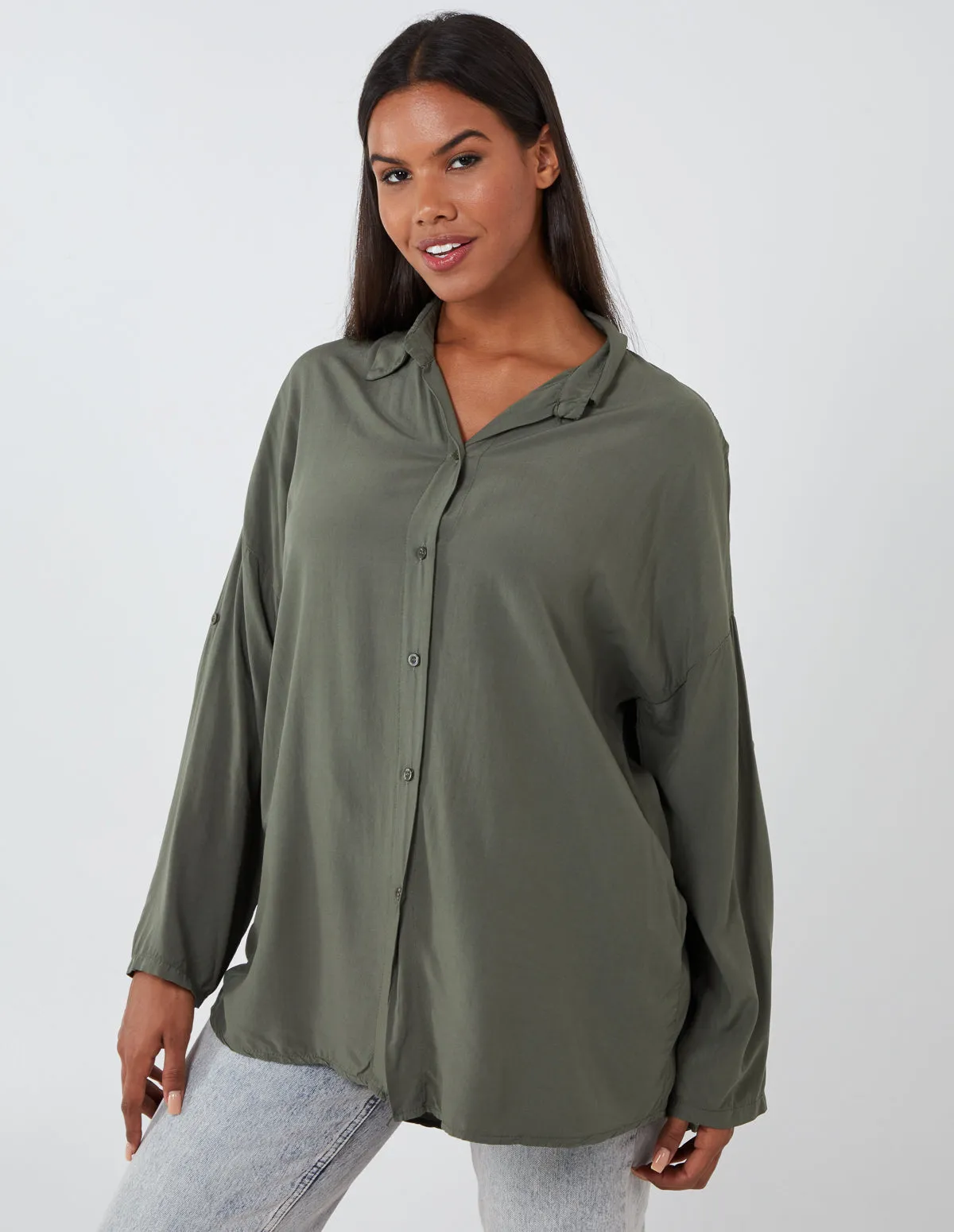 Oversized Plain Shirt sold by Blue Vanilla