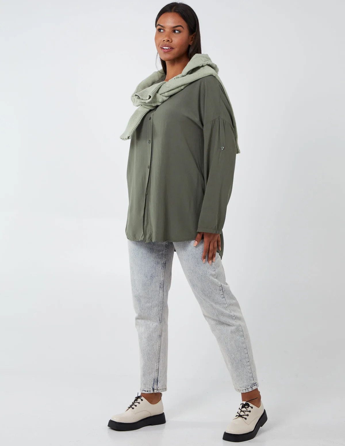 Oversized Plain Shirt sold by Blue Vanilla product image thumbnail 4