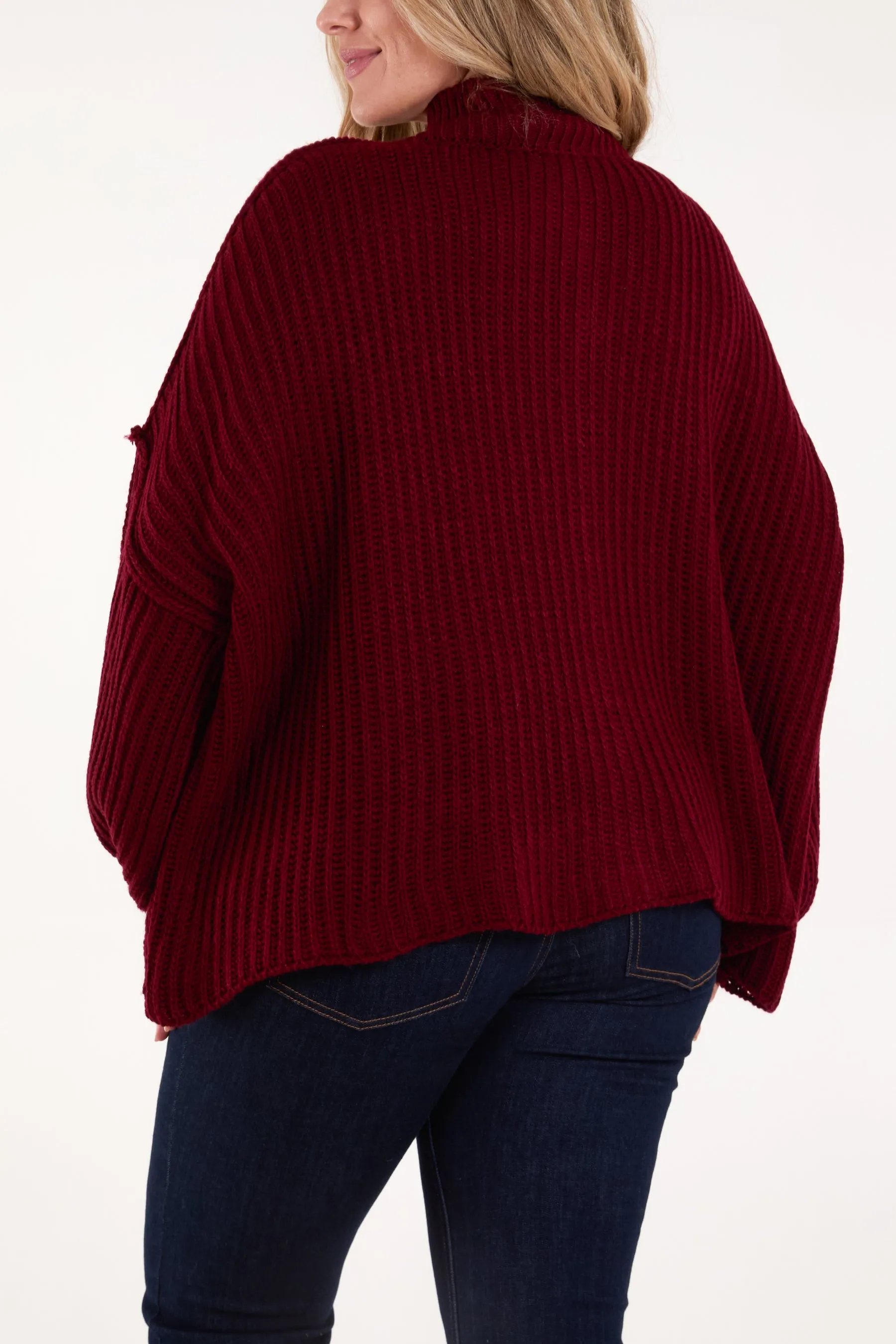 High Neck Balloon Sleeve Cardigan sold by Blue Vanilla product image thumbnail 2