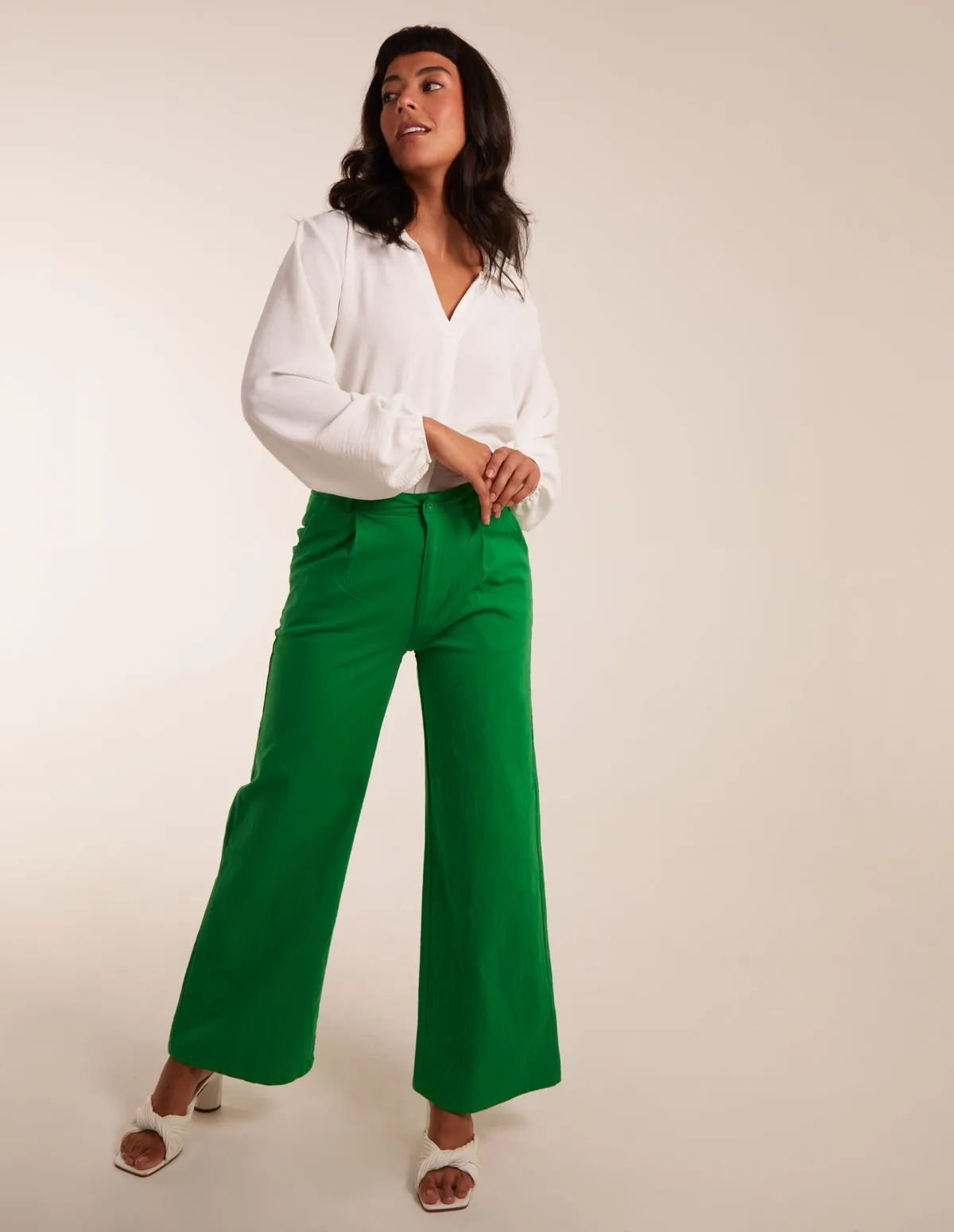 Wide Leg Trousers sold by Blue Vanilla product image thumbnail 2