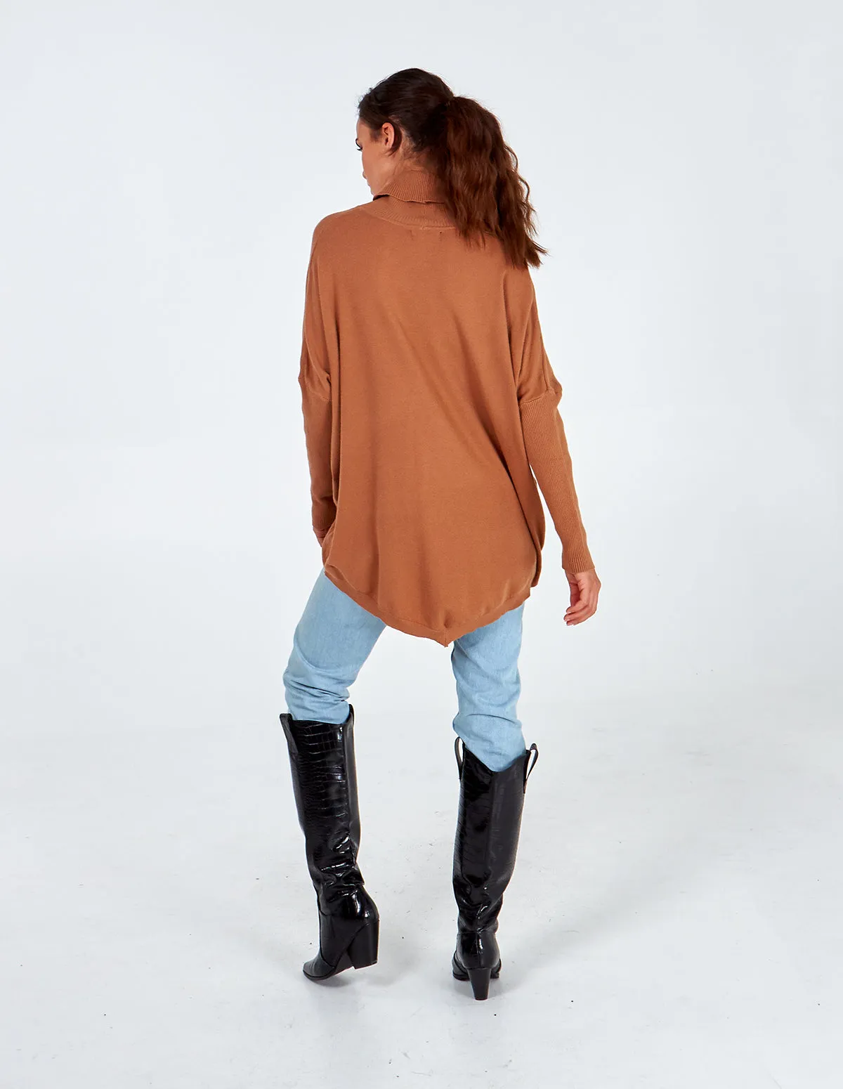 Diamond Ring Roll Neck Tunic Jumper sold by Blue Vanilla product image thumbnail 5