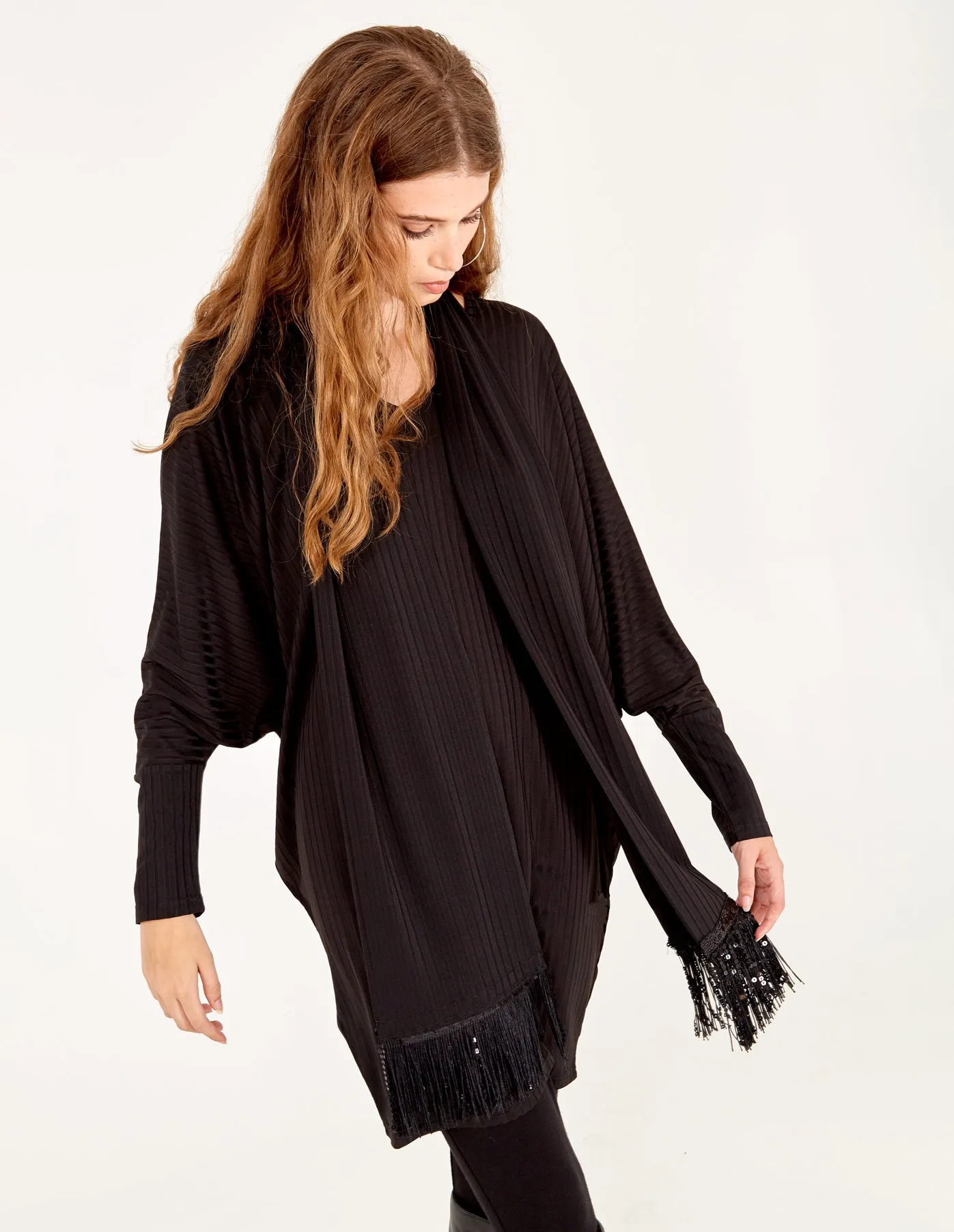 Fringing Tunic And Scarf Set sold by Blue Vanilla