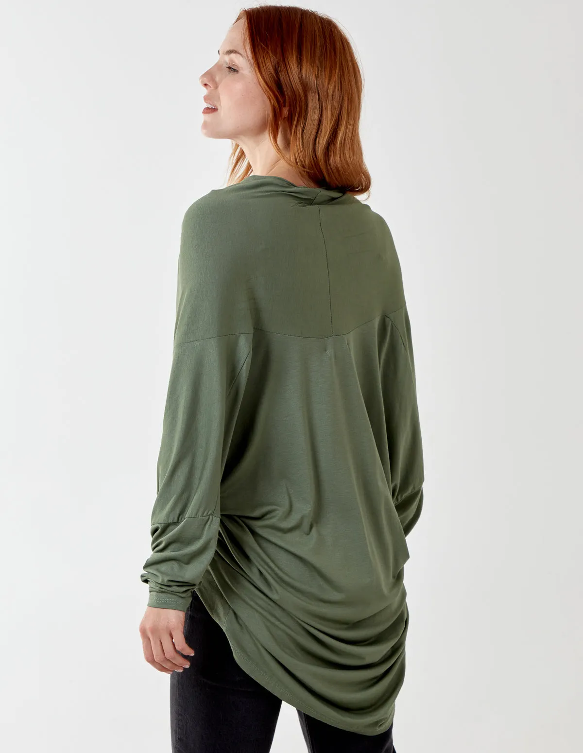 Asymmetric Drape Front Top sold by Blue Vanilla product image thumbnail 5