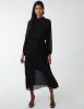 High Neck Pleated Midi Dress sold by Blue Vanilla