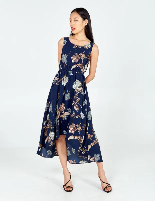 Large Floral Print Maxi Dress sold by Blue Vanilla