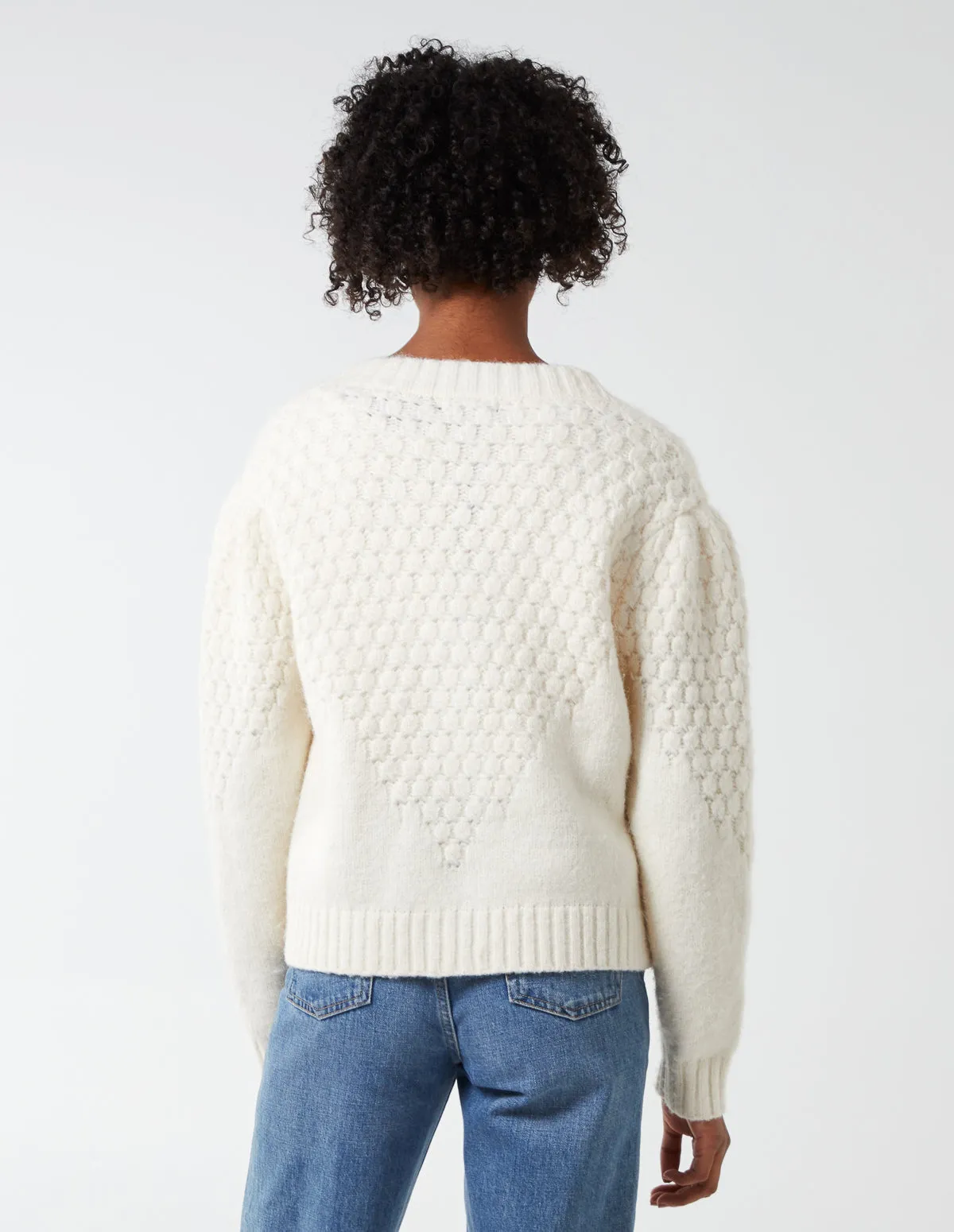 Bubble Knit Button Front Cardigan sold by Blue Vanilla product image thumbnail 5