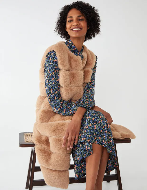 Pelted Faux Fur Gilet sold by Blue Vanilla