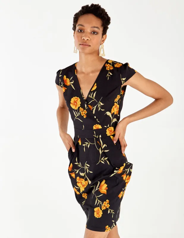 MARLOWE - Wrap Front Dress sold by Blue Vanilla