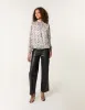 Rhinestone Studded Snake Print Blouse sold by Blue Vanilla