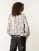 Rhinestone Studded Snake Print Blouse sold by Blue Vanilla