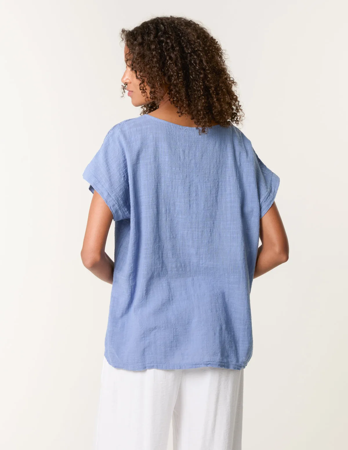 Lace Pattern Cotton Top sold by Blue Vanilla product image thumbnail 4