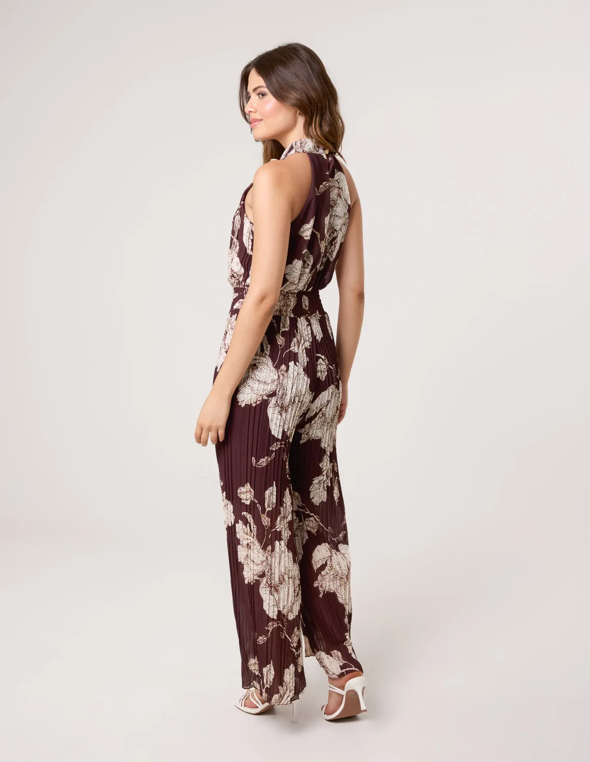 Pleated Halterneck Jumpsuit sold by Blue Vanilla product image thumbnail 4