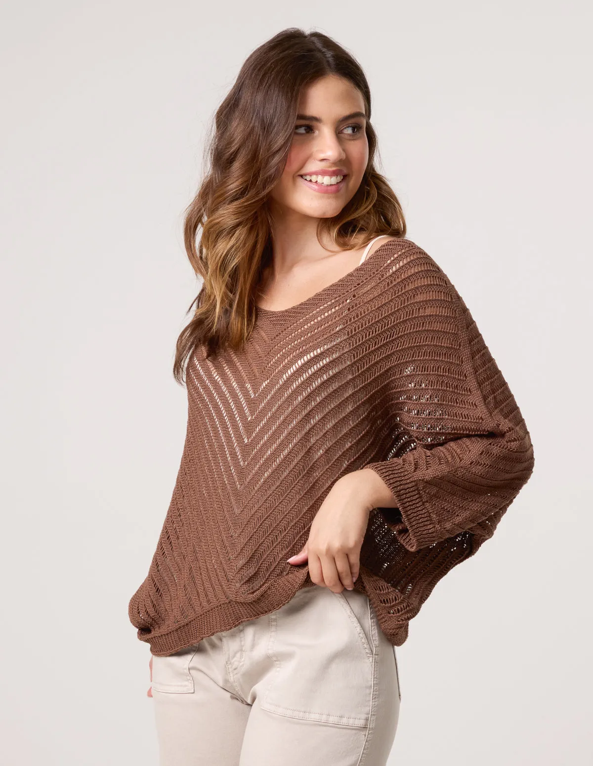 Crochet V Neck Jumper sold by Blue Vanilla