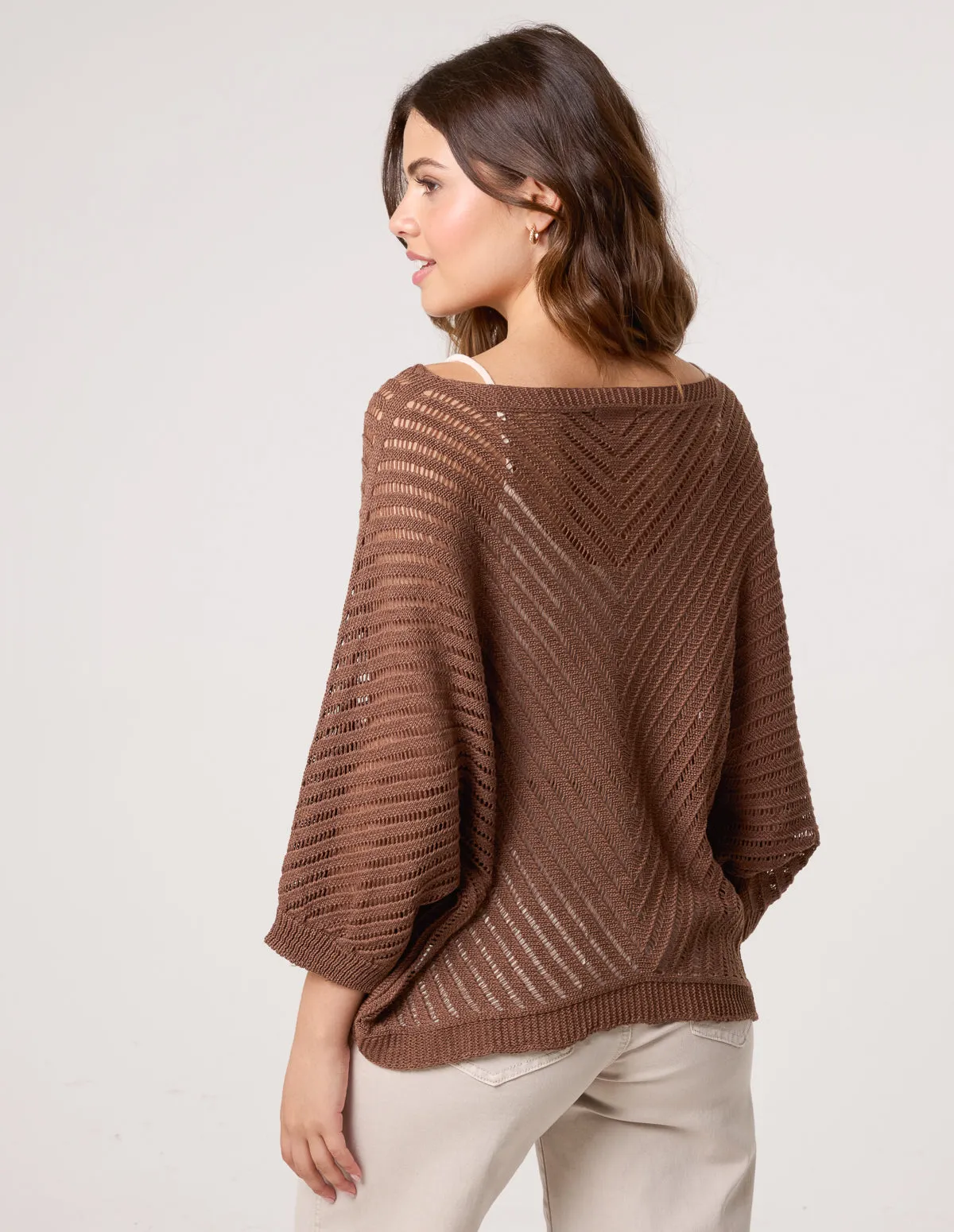 Crochet V Neck Jumper sold by Blue Vanilla product image thumbnail 4