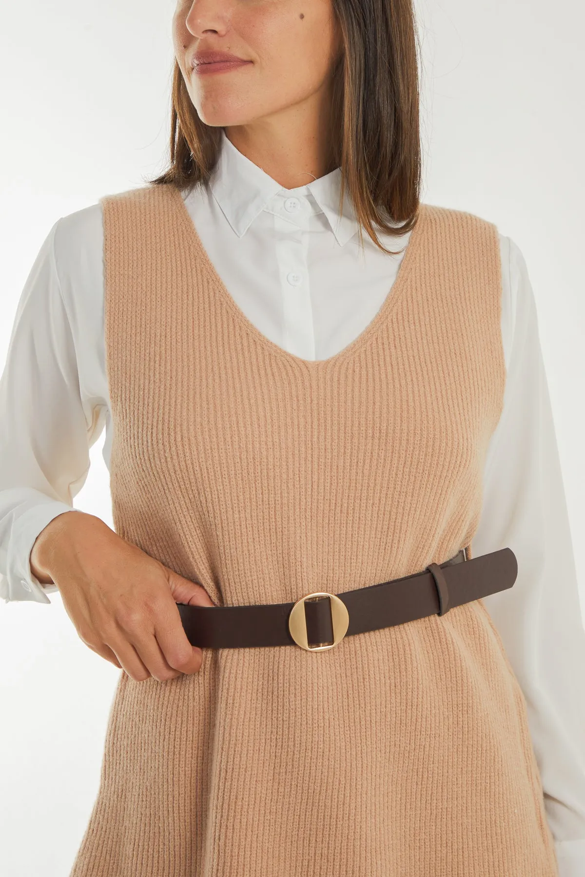 Ribbed Knit Vest Blouse sold by Blue Vanilla product image thumbnail 4